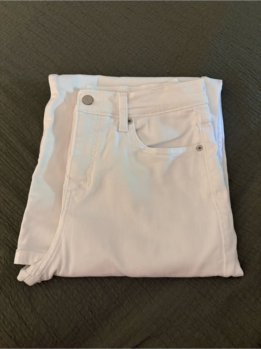 Banana Republic White Wide Leg Jeans